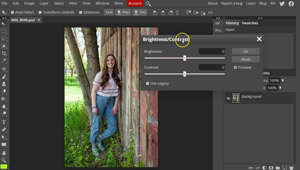 Photopea - Brightness and Contrast Demonstration.mp4