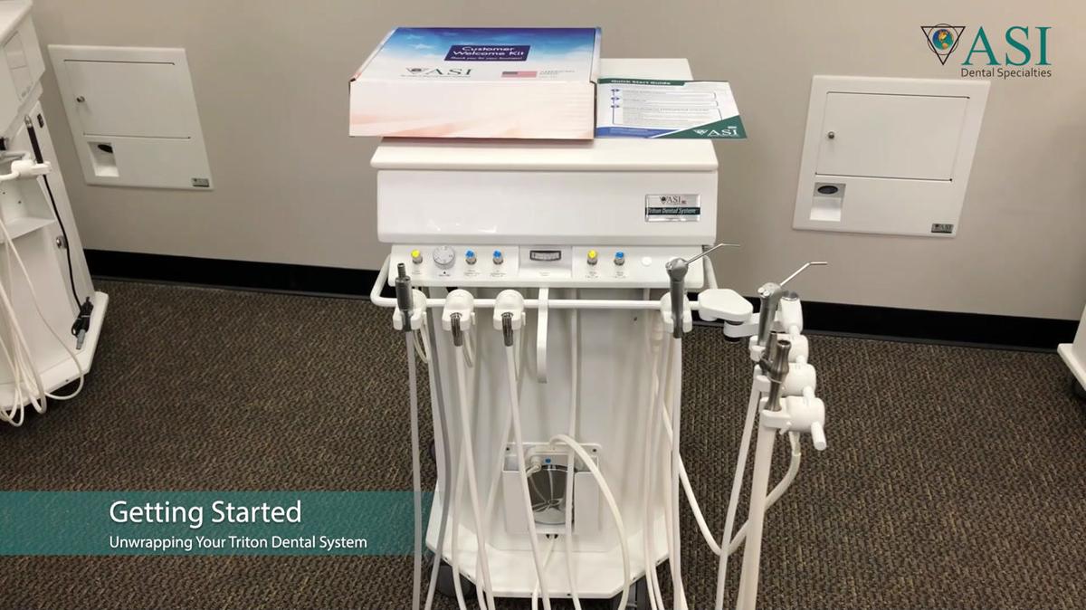 Getting Started: Unwrapping the Triton Dental System - Units made after 2018 [66-7005]