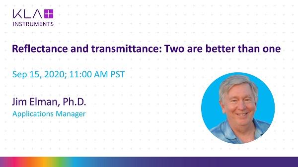 Reflectance and transmittance: two are better than one