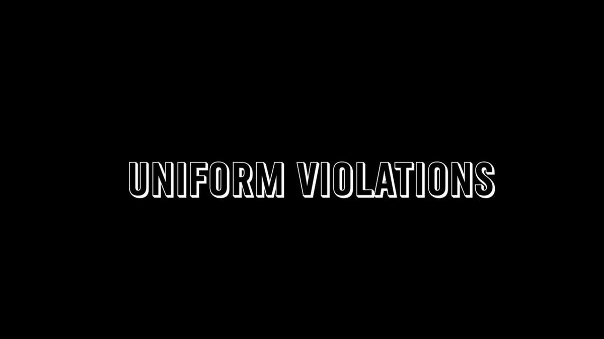 Training Tip - Uniform Violations