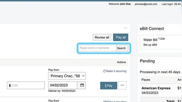 BPIP01 - Bill Pay Navigation