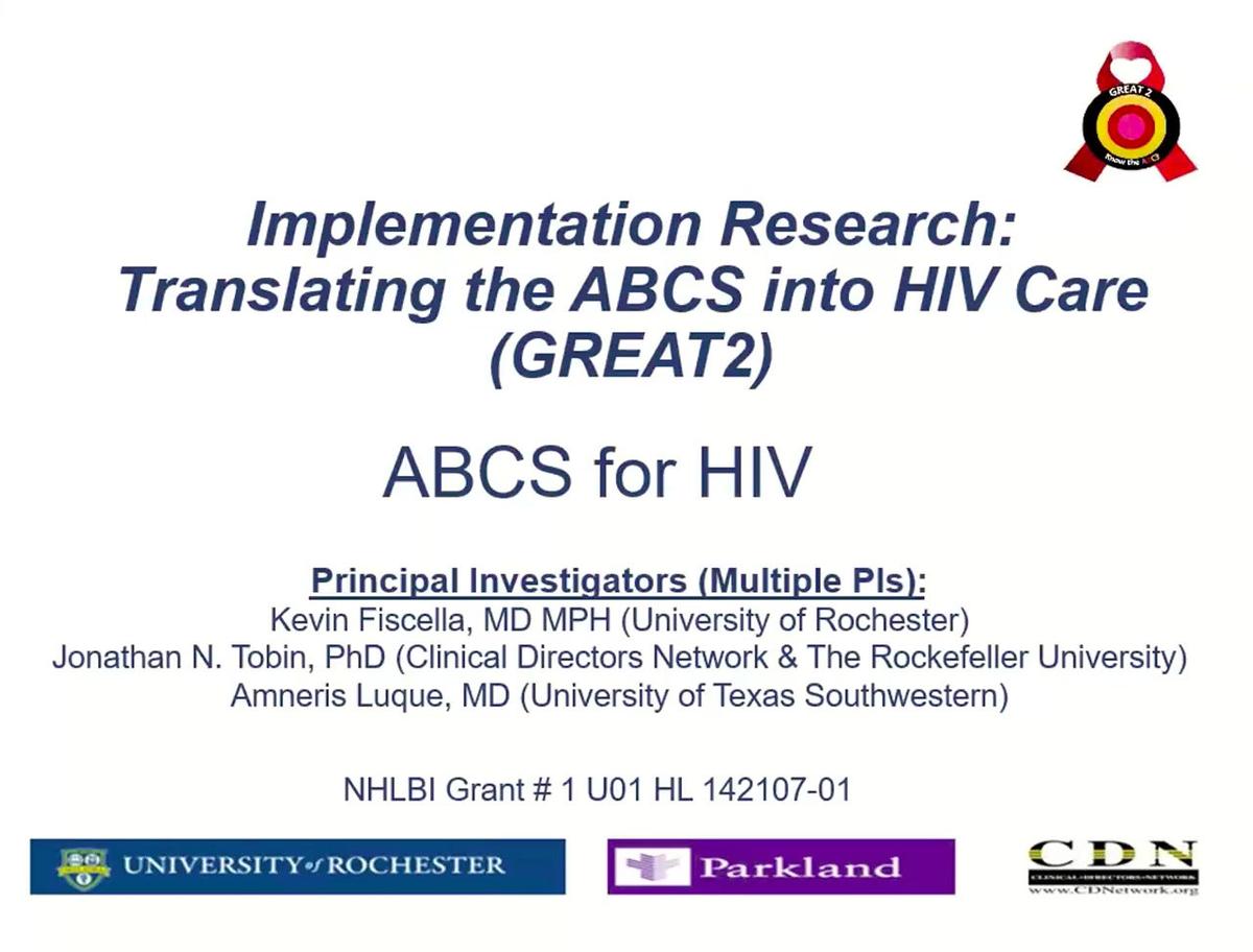 GREAT2 Study_ CME Launch Meeting - Morris Heights 8-20-20