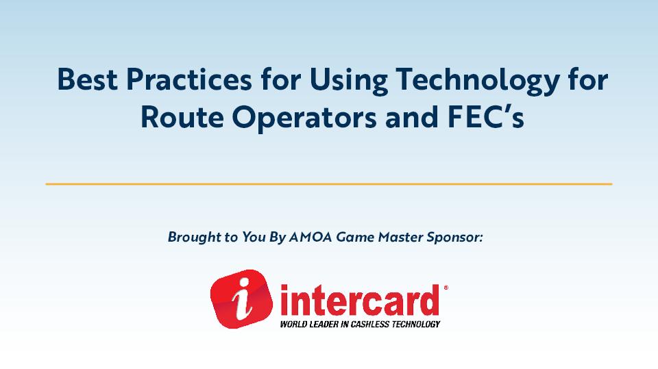 Game Master Hour -Intercard - Best Practices for Using Technology - 10.21.2020