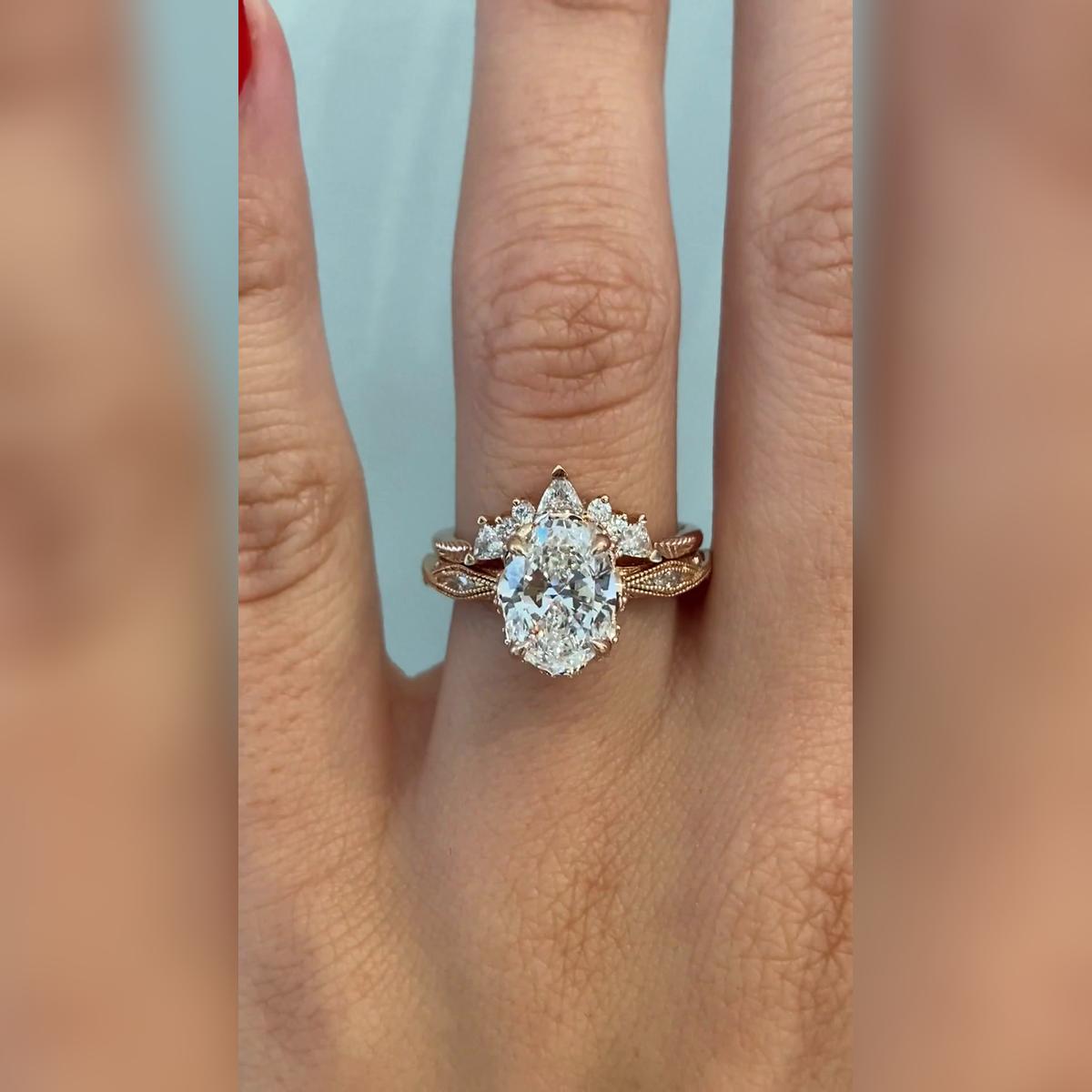 Odessi - Oval Wedding Band Pairings