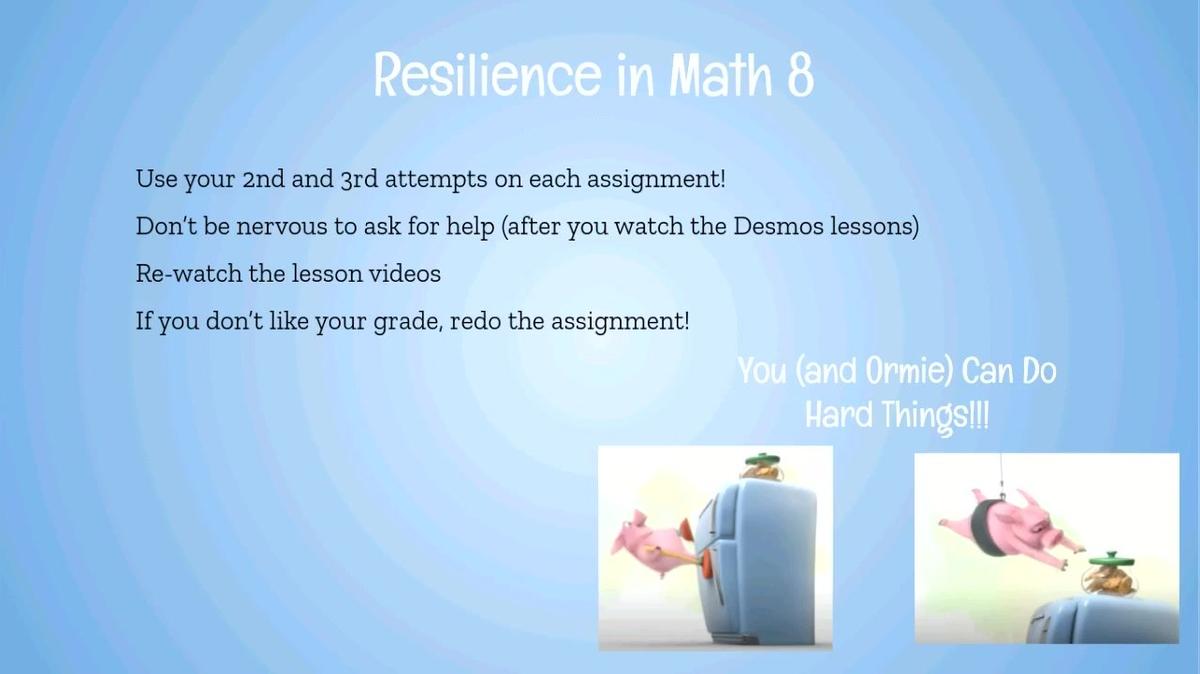 Math 8 Study Session.Williams