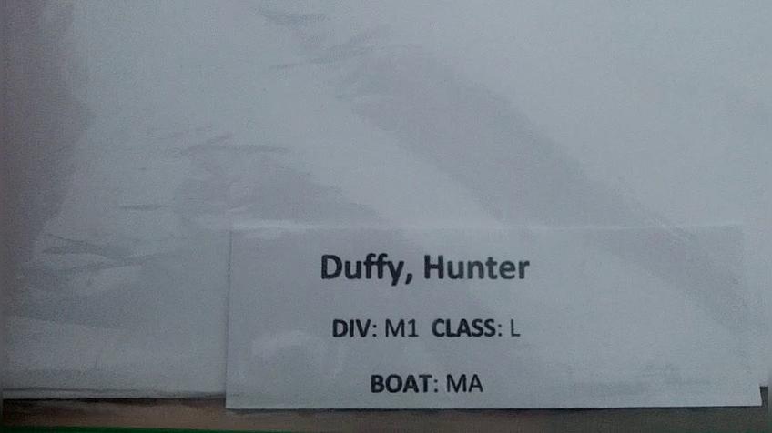 Hunter Duffy M1 Round 1 Pass 1