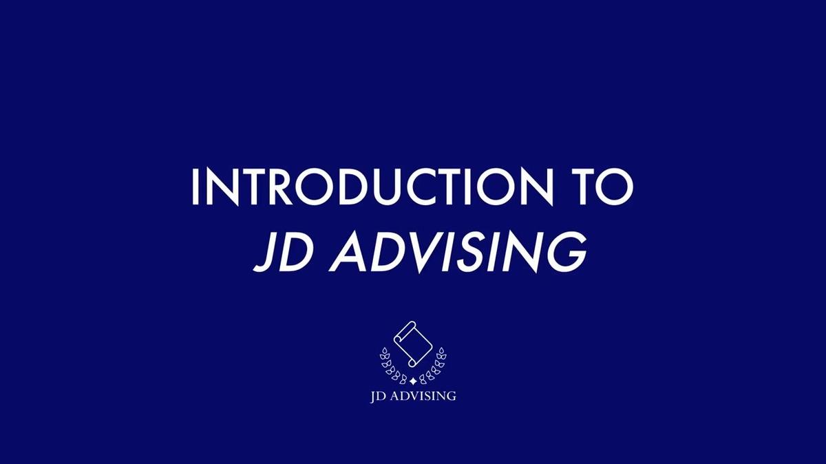 Introduction to JD Advising