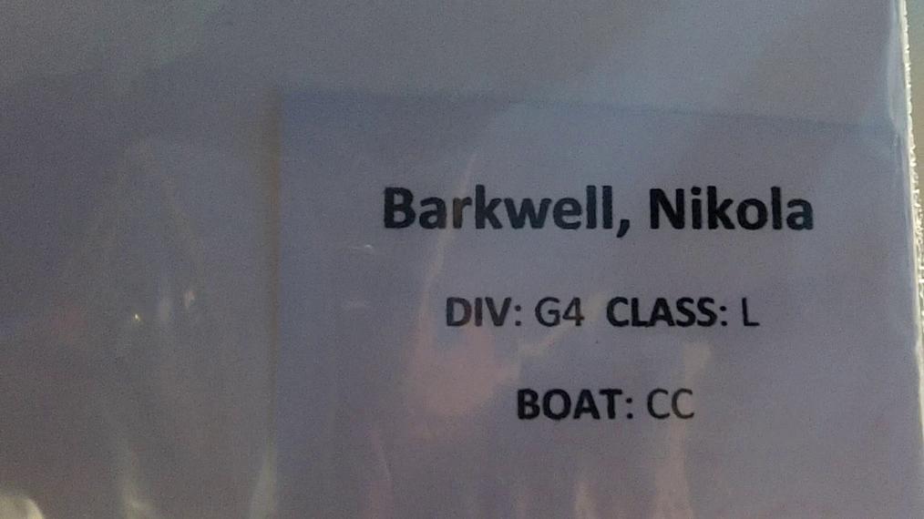 Nikola Barkwell G4 Round 1 Pass 1