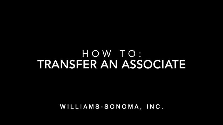 Transferring an Associate