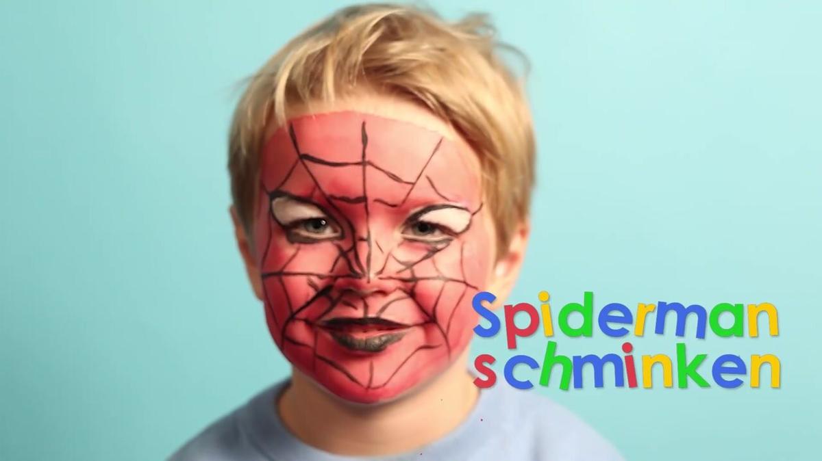 Kinderschminken - Spiderman