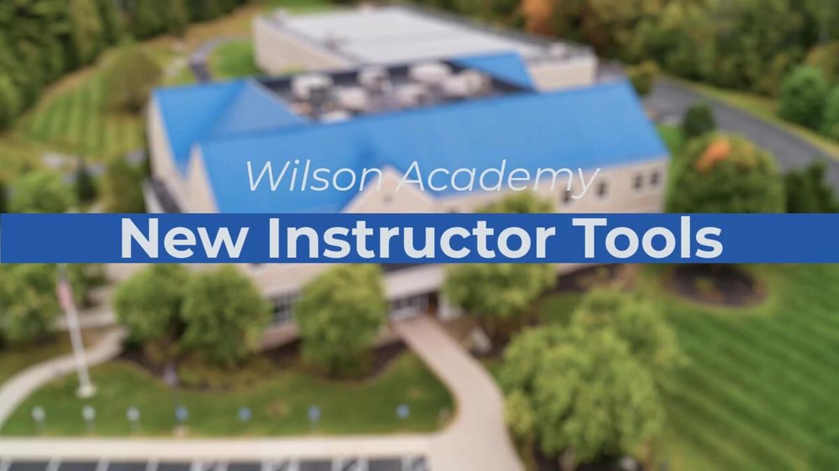 Instructor Tools Wilson Academy 4