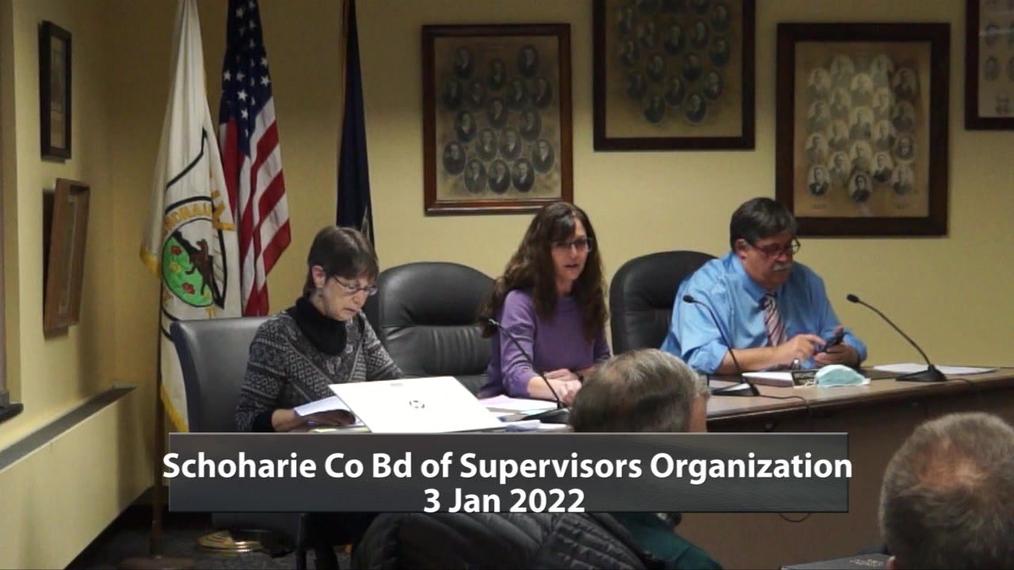 Schoharie Co Bd of Supervisors Org -- 3 Jan 2022