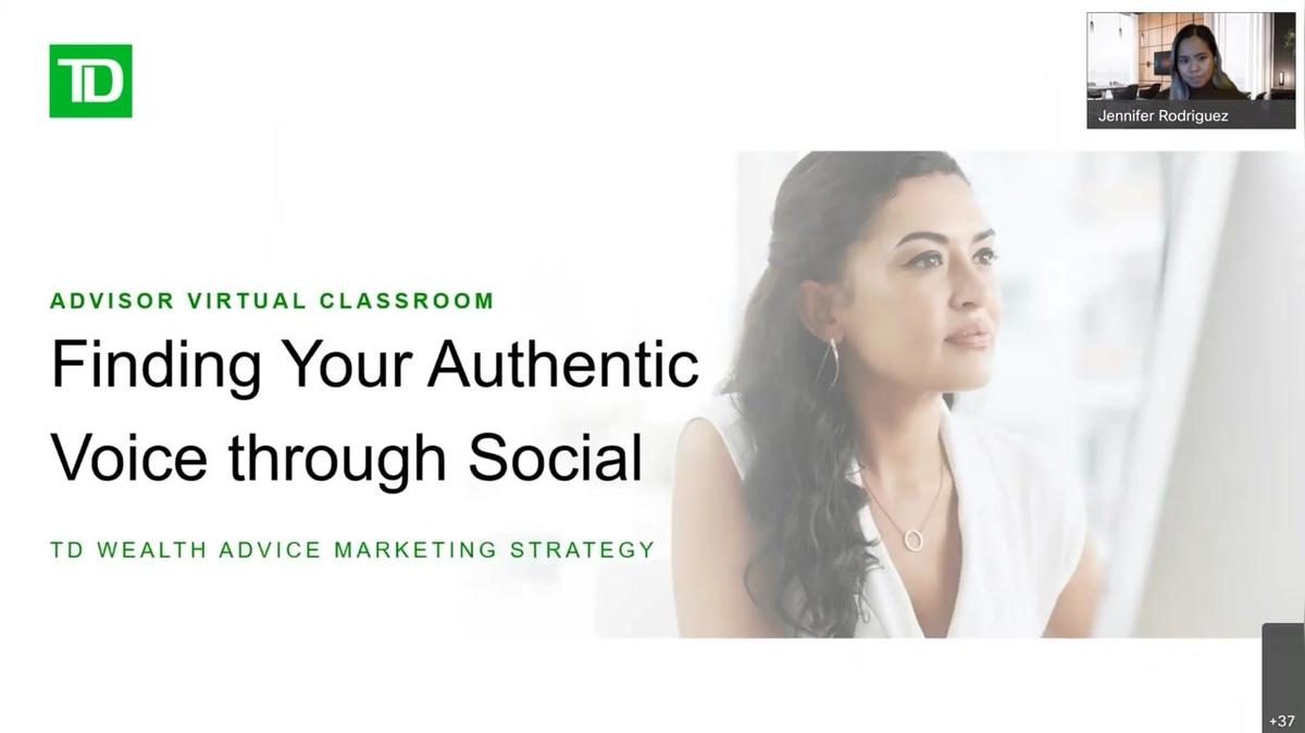 Advisor Virtual Classroom | Finding Your Authentic Voice