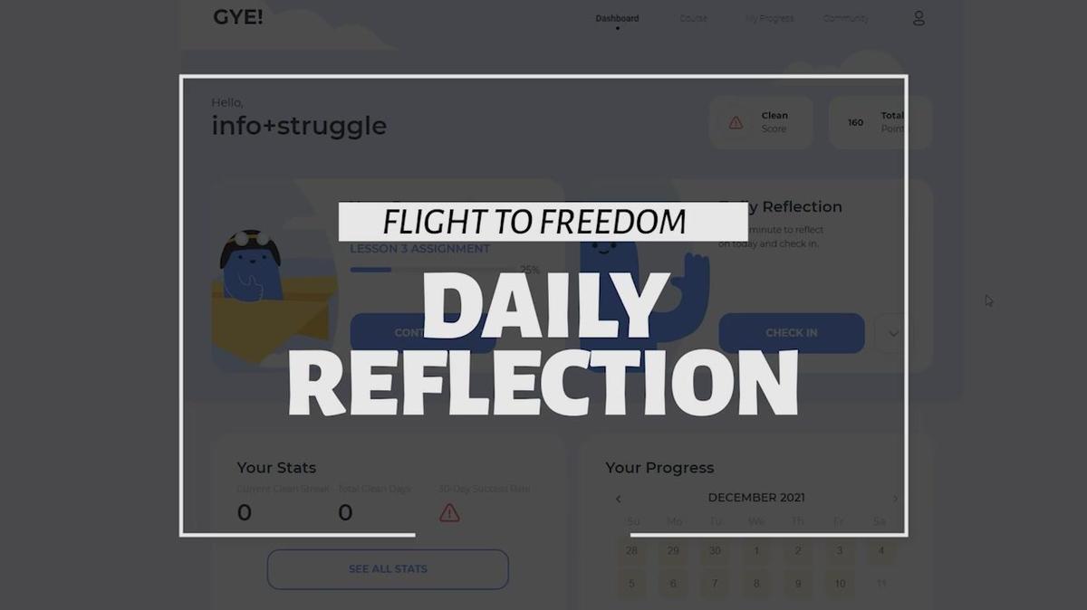Flight to Freedom: Daily Reflection Tutorial