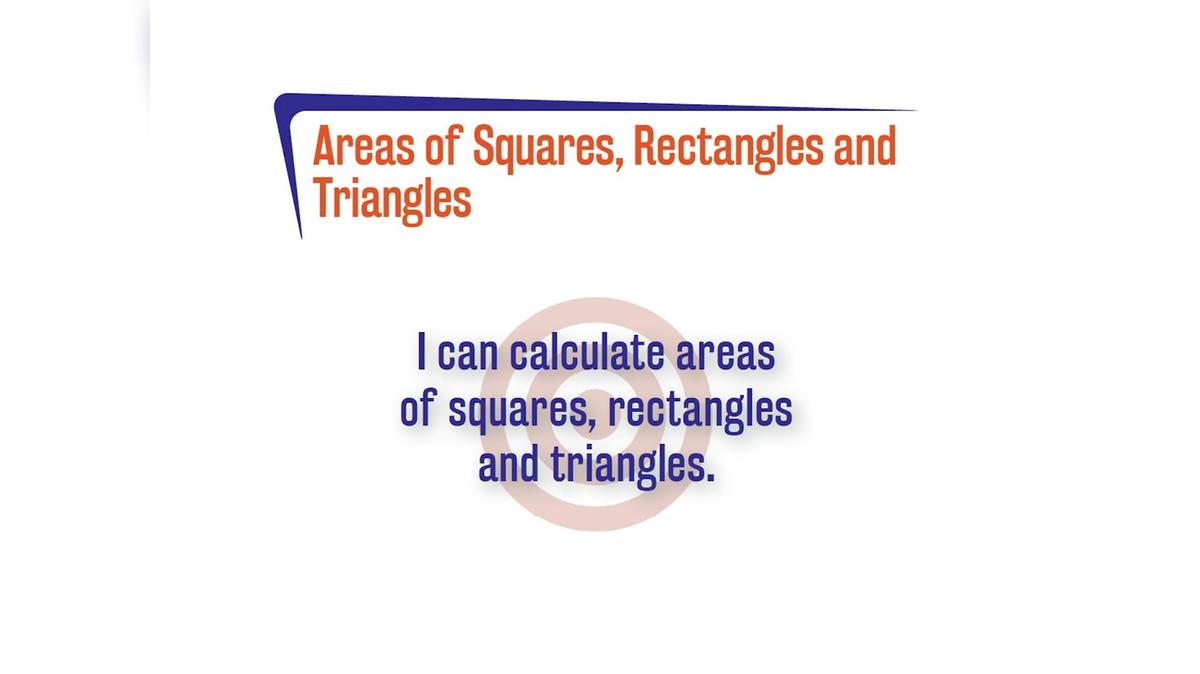 FL 1A.10.1 Areas of Squares, Rectangles and Triangles