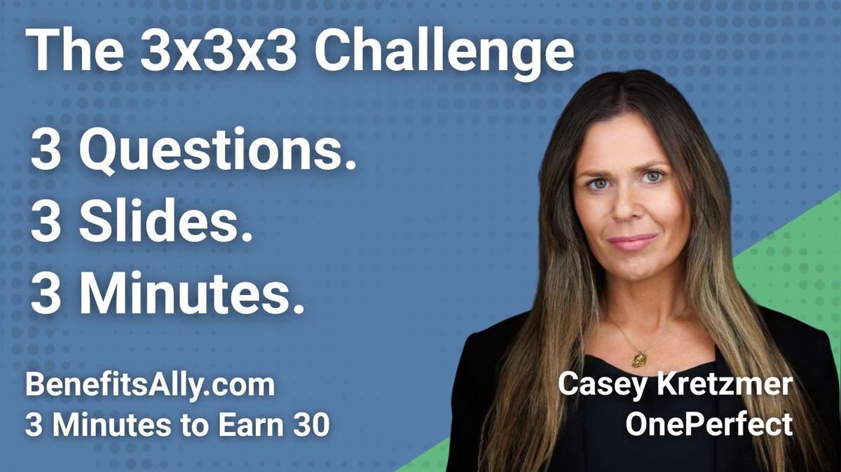 OnePerfect - 3x3x3 Challenge with Casey Kretzmer