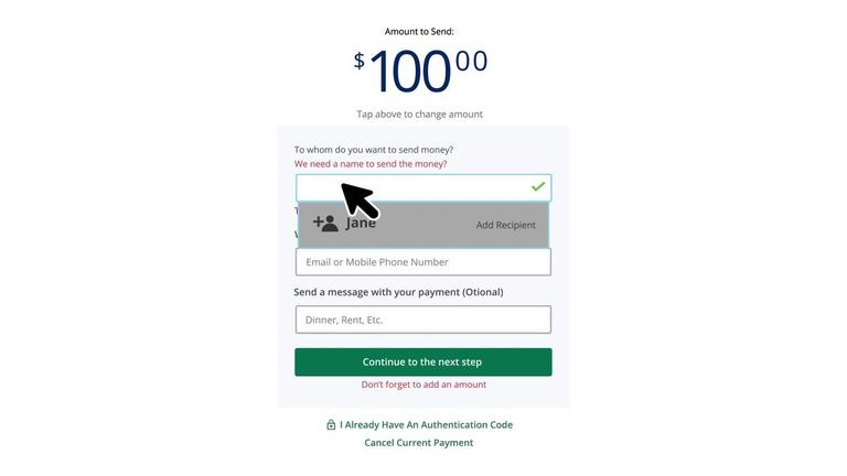 Pay a Person