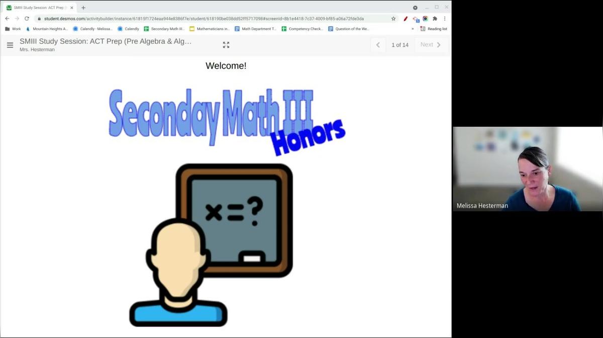 SMIII Honors Q2W2 Study Session 2021