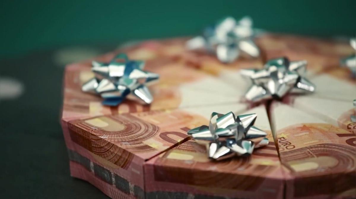 Geld-Torte