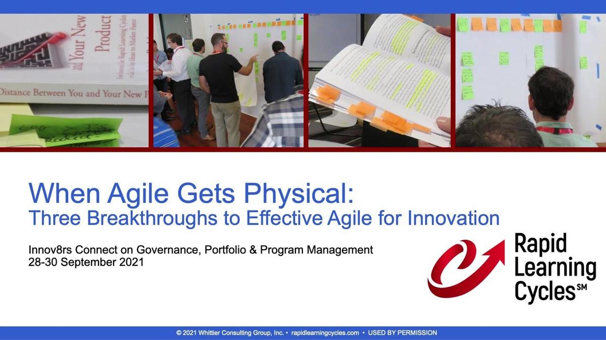 When Agile Gets Physical - A Presentation at Innov8rs Connect