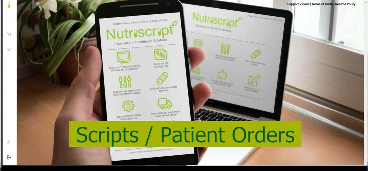 Scripts &amp; Patient Orders