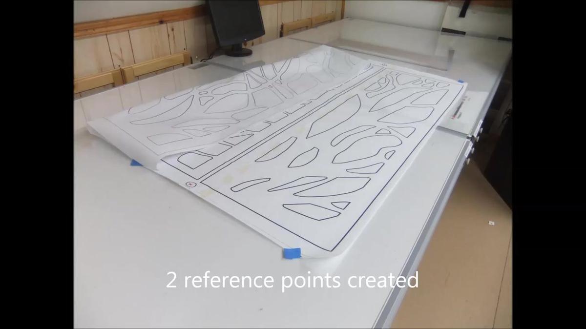 Large Privacy Screen Traced with Jumbo and CNC cut out of plywood