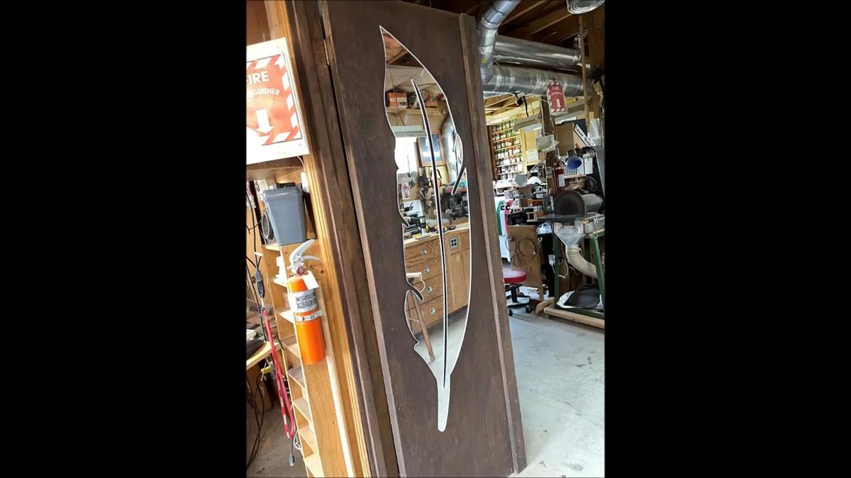 design a mirror from a feather profile