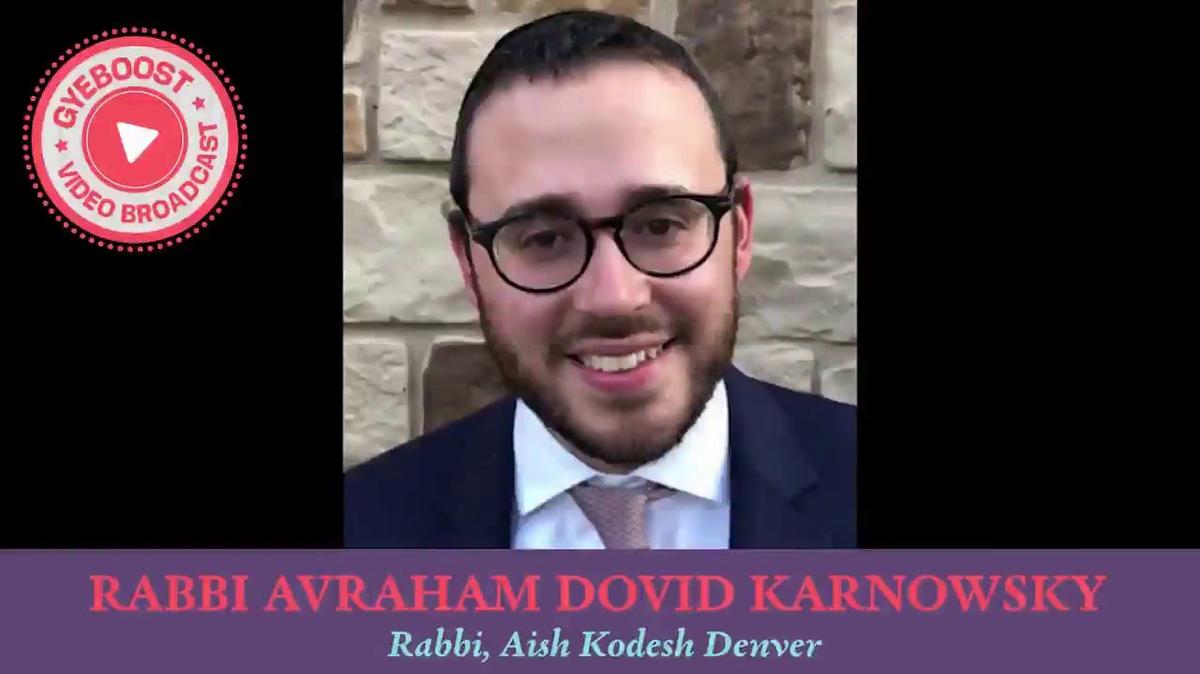 761 - Rabbi Abraham David Karnowsky - Reiniciarse