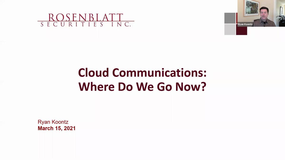 Network Traffic Webinar: Where Do Cloud Communications Go Now? 03-15-21