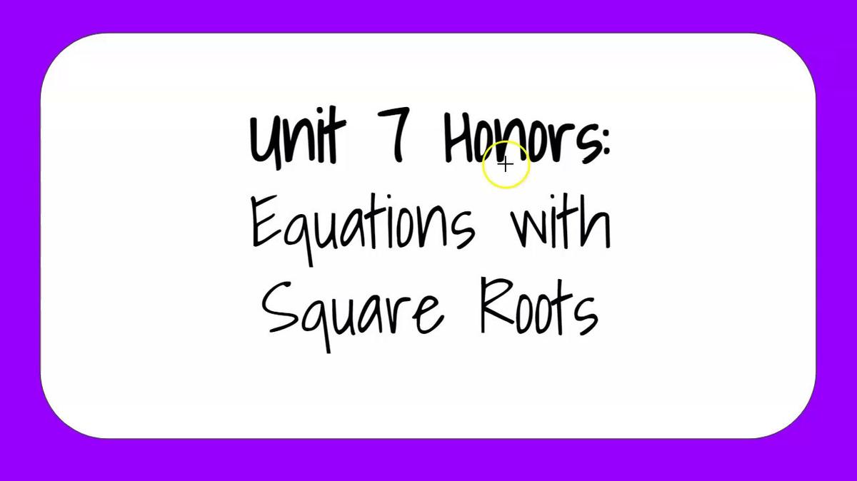 Unit 7 Honors 1.mp4
