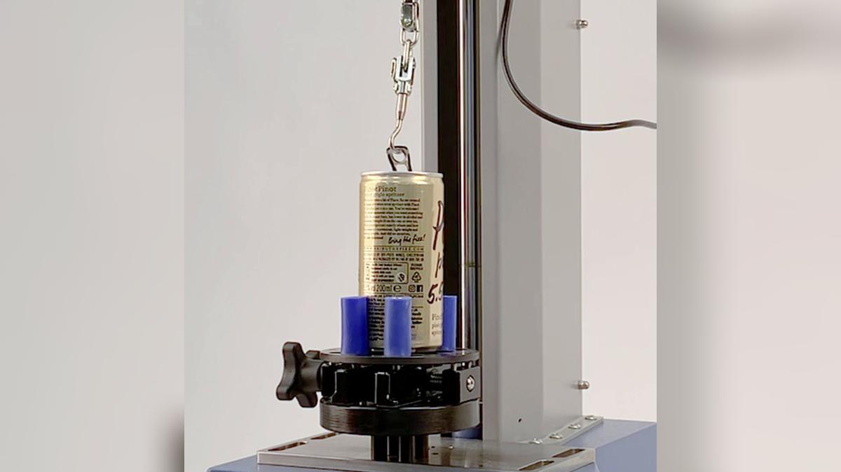 Beverage can stay tab ring pull pop and tear test.mp4