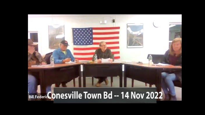 Conesville Town Bd -- 14 Nov 2022