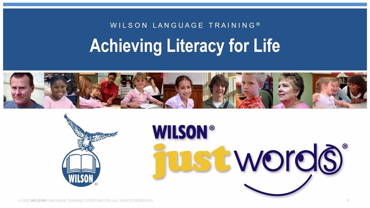Just Words Professional Learning Information