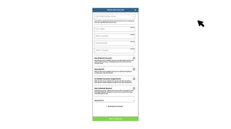 Sub-Users Overview