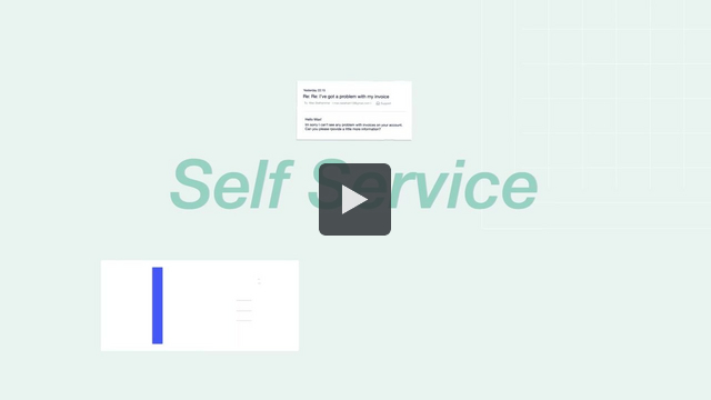 Screenshot from video about Self-service
