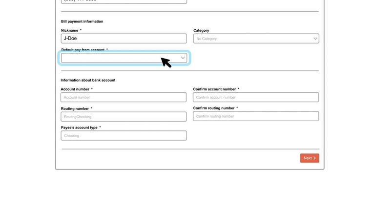 Add an Individual Payee