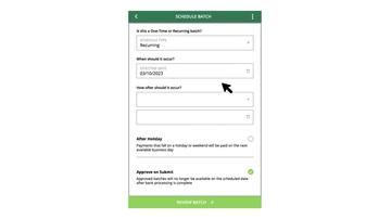 Creating an ACH Batch