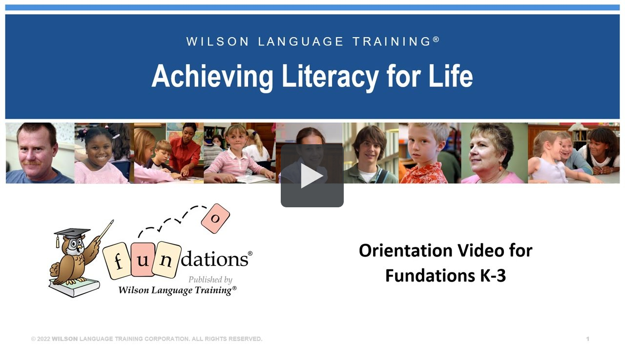 Wilson Language Training Materials – DXCF