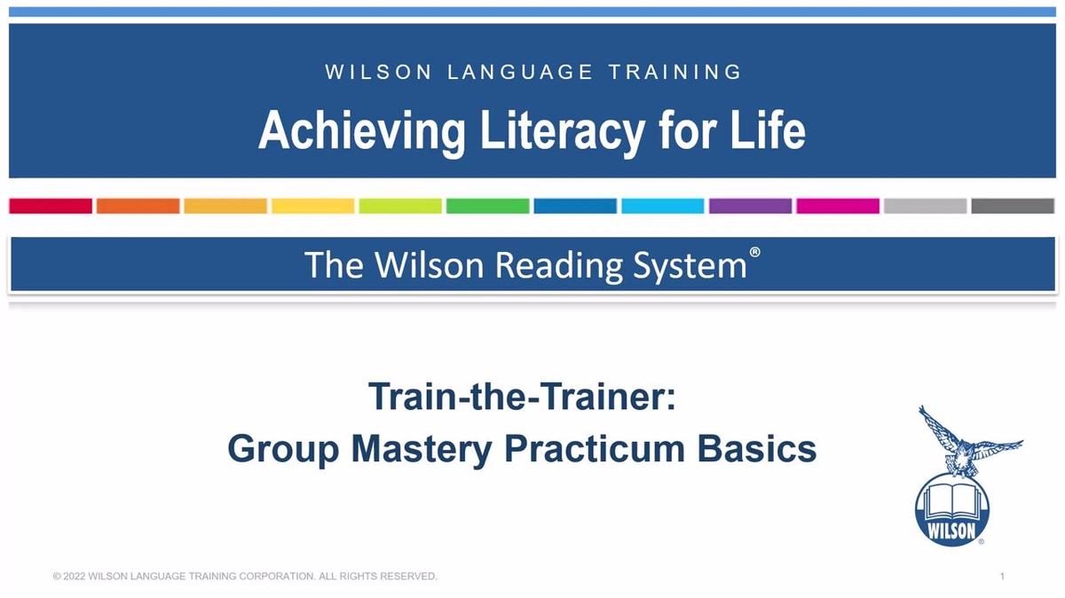 Train the Trainer Group Mastery Practicum Basics