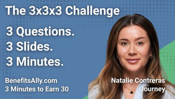 Journey - 3x3x3 Challenge with Natalie Contreras