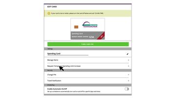 Manage Cards