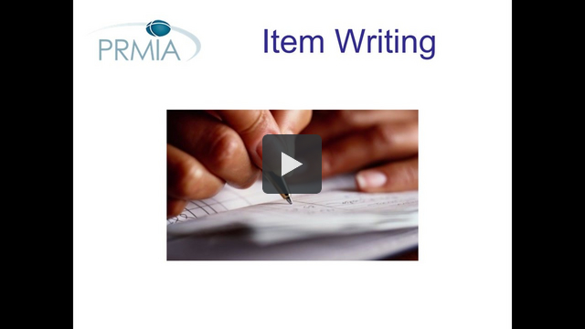 Item Writing
