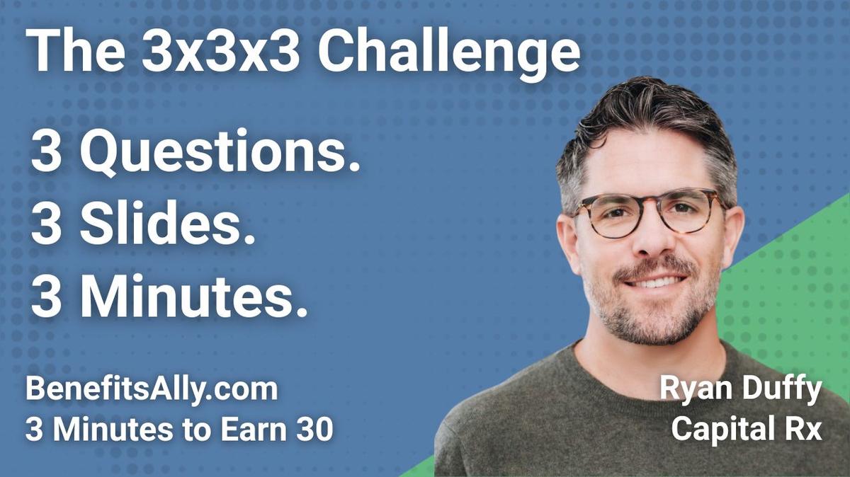 Capital Rx - 3x3x3 Challenge with Ryan Duffy