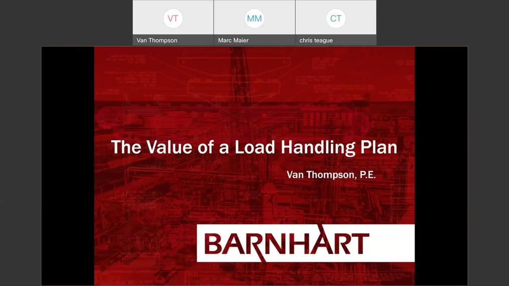 The Value of a Load Handling Plan - Webinar