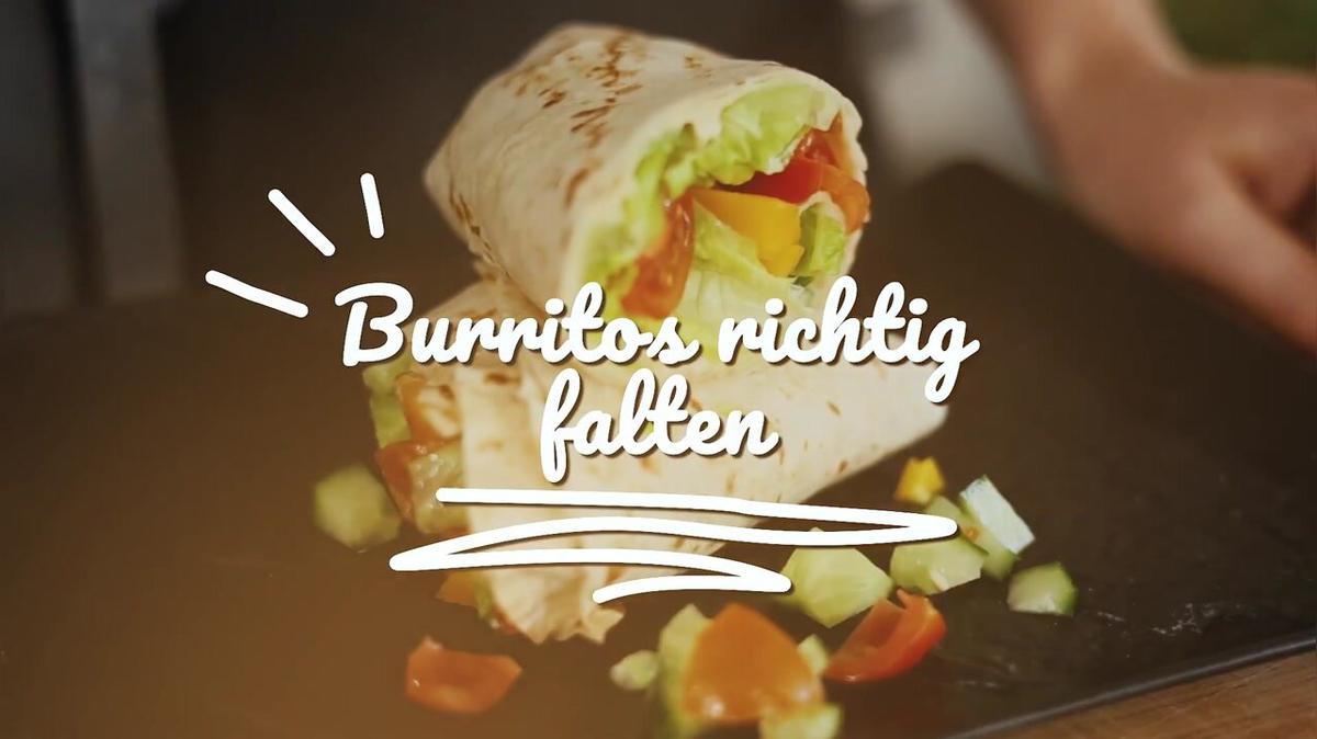 Burritos richtig falten