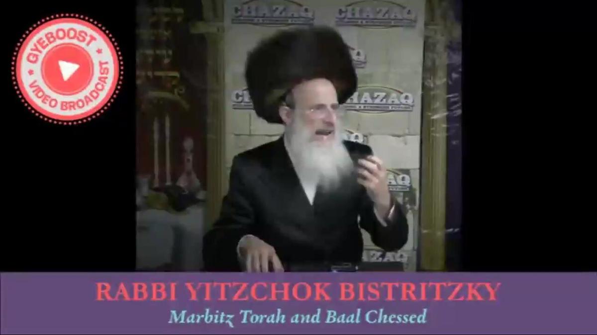 980 - Rabbi Yitzjak Bistritzky - Eres especial