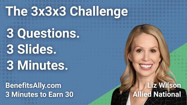 Allied National - 3x3x3 Challenge with Liz Wilson