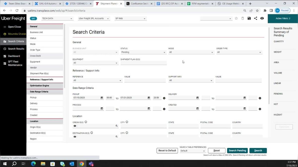 01 - Optimize Prime - Accessing Optimize Prime and Reviewing Search Criteria