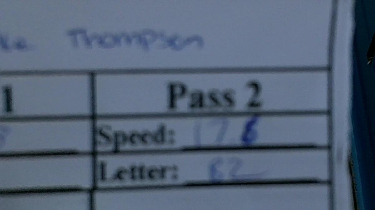 Mike Thompson M5 Round 1 Pass 2