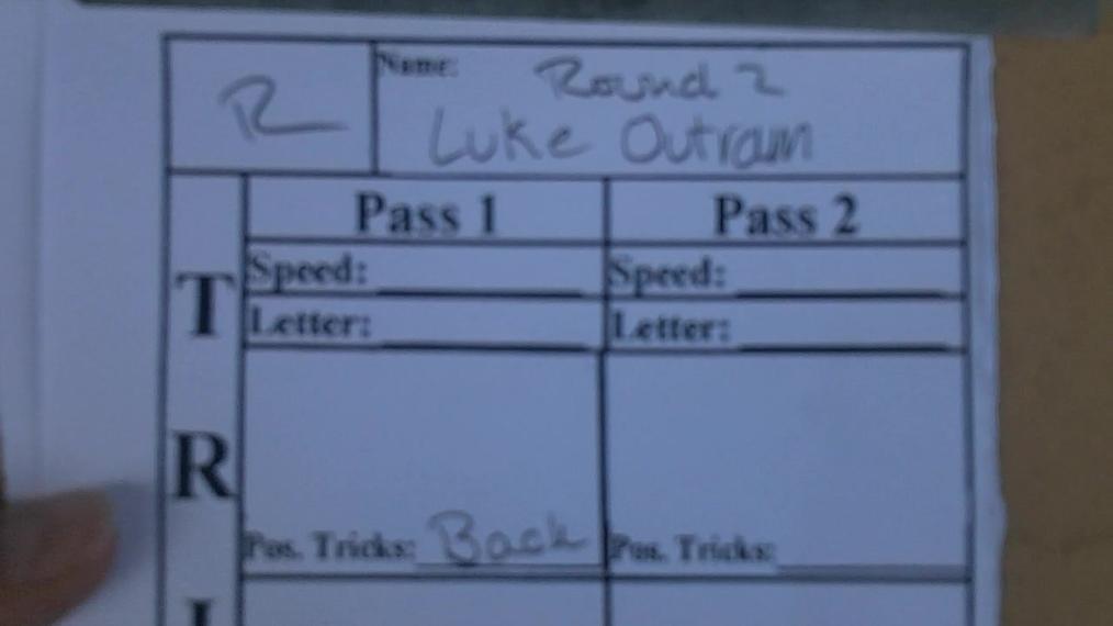 Luke Outram OM Round 2 Pass 1